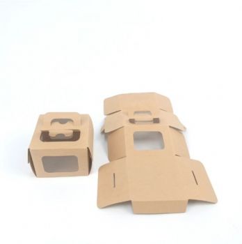 BDL Custom printing logo Cake box with handle wedding box packaging