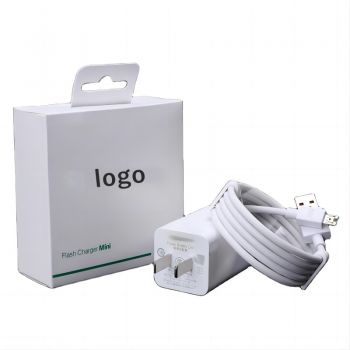 BDL Custom Logo Charger Cable Accessories Packaging Paper Foldable Card Box With Clear PVC Transparent Window