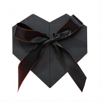 BDL Luxury Wholesale Fancy Pink Heart Shaped Packaging Paper Box With Ribbon Bowknot