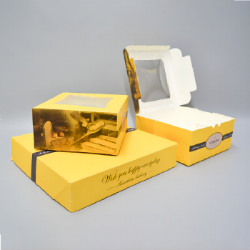 BDL Custom Food Grade Foldable Pastry Takeaway Snack Cookie Donut Waffle Packaging Box