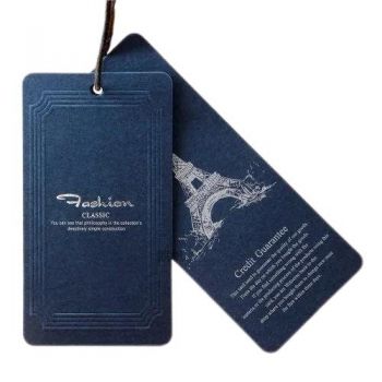BDL Print Brand Logo Luxury Garment Paper Tags for Bags and Shoes Sustainable
