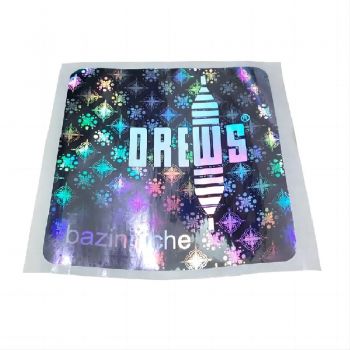 BDL Custom Design Laser Vinyl Die Cut Hologram Holographic Foil Stickers label Printing