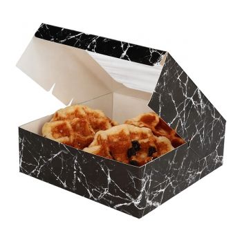 BDL factory Cheap Mini White Gray And Black Cake Packaging Cake Sliced Shaped Corrugated Paper Packaging Boxes for cake
