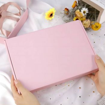 BDL Pink Mailing Boxes Cardboard Boxes for Shipping Corrugated Packaging Boxes for Small Business