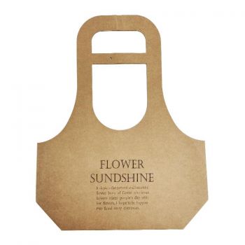 BDL Custom Creative Shape Foldable Paper Preserved Flower Gift Rose Handbag Flower Portable Flower Bag Box