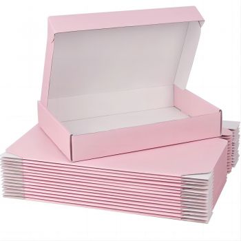 BDL Pink Mailing Boxes Cardboard Boxes for Shipping Corrugated Packaging Boxes for Small Business