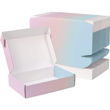 BDL Custom Mailer Printed Pink Red Apparel Boxes Corrugated Mailer Box 