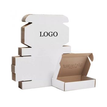 BDL OEM White Corrugated Cardboard Literature Mailer boxes