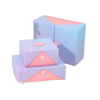 BDL Rigid Double Door Paper Gift Box with Magnetic Lids for Presents Cosmetic Skincare Packaging