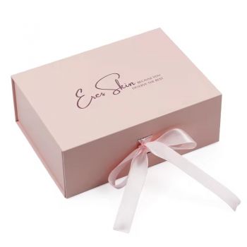 BDL Luxury folding gift box classic black large magnetic presentation gift hamper box for packing