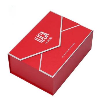 BDL  Free Design Custom Luxury Flip Folding Wrapping Paper Gift Box Magnets Environmentally Friendly Logo Gold Foil Stam