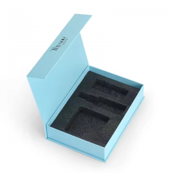 BDL Luxury folding gift box classic black large magnetic presentation gift hamper box for packing