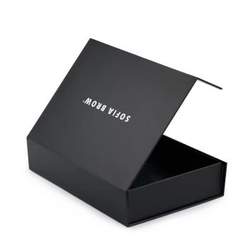 BDL Luxury folding gift box classic black large magnetic presentation gift hamper box for packing