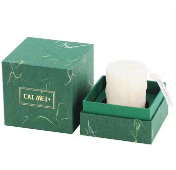 BDL Custom Logo 2 Pieces Paper Rigid Luxury Candle Packing Gift Box with EVA Insert