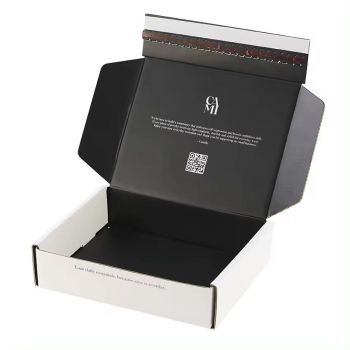 BDL Custom Printing Ecommerce Corrugated Paper Box Recycled Cardboard Zipper Tear Strip Mailer Packaging Shipping Boxes 
