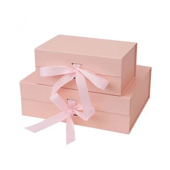 BDL Wholesale luxury custom foldable gift magnetic cardboard paper for wedding packaging gift boxes with ribbon