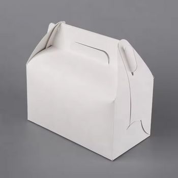 BDL Custom Printed Cardboard Cake Box Personalized Cake Box With Handle