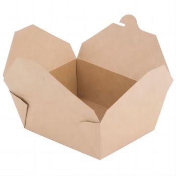 BDL 70oz Large Take Out Microwavable Kraft Brown Paper Lunch Box Cardboard Take Out Box for Restaurant