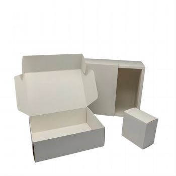 BDL Customized product packaging small white box packaging,plain white paper box,white cardboard box