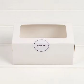 BDL Personalized Disposable Cupcake Paper Boxes Mini Cake Cupcake Box Packaging