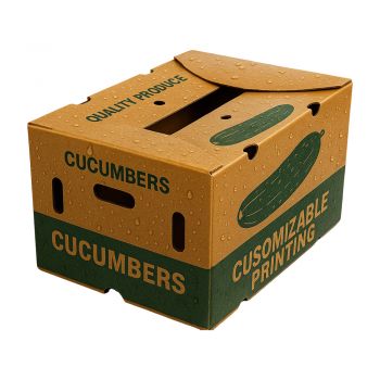 BDL Factory Direct Wax Coated Vegetable Carton for Farm Harvest Field Packing