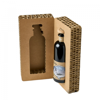 BDL Fragile Honeycomb Corrugated Paper Boxes for Perfume Bottle Cardboard Packaging With Protective Insert