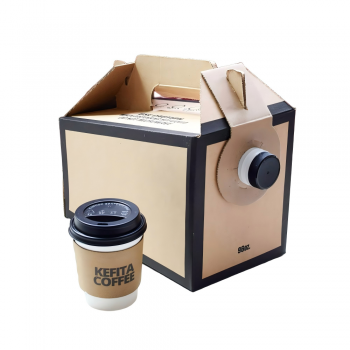 BDL Custom Cold Hot Coffee Beverage Bag in Box 3L 3 Liter Box to  Box for Travel 