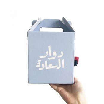 BDL Disposable Coffee Box Dispensers Hot Beverage Dispenser Coffee Carrier with Handle for Parties Catering Take Out