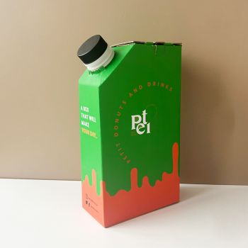 BDL Custom Restaurant Hot Coffee to Go Container 1l 3l 5lt Carton Kraft Paper Beverage Carrier Box for Coffee