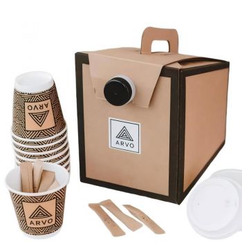 BDL 96OZ Drink Takeaway Box and Bag in Box for Hot Coffee