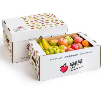 BDL Custom Corrugated Storage Box for Fruits Vegetables Recyclable Corrugated Paper Packaging Carton Gift Shipping Boxes