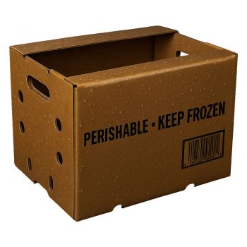 BDL Hot Selling Waterproof Waxed Corrugated Carton Custom Logo Size 