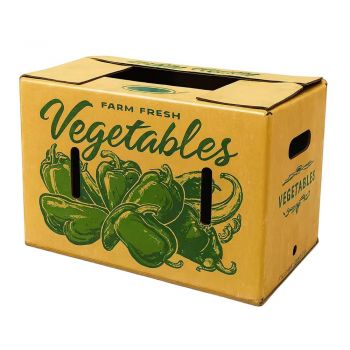 BDL Wax Vegetable Box Recycled Packaged Export Shipping