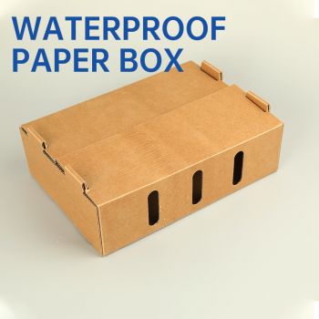 BDL Waterproof Corrugated Carton Box for Fruits Vegetables Seafood Frozen Meat and Export Shipping
