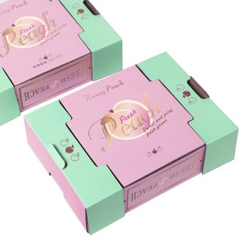 BDL Custom Cardboard Fruit Produce  Vegetables Cucumber Cherry Tomato Peach Packaging Carton