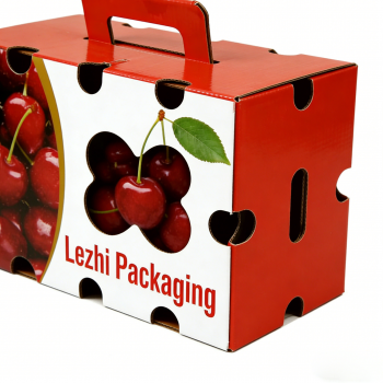 BDL Custom Printed Cherry Fruit Corrugated Board Carton Packaging Box 