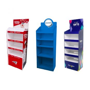 BDL Stand Shelf Folding Display Pos Cardboard Product Display Unit Stand