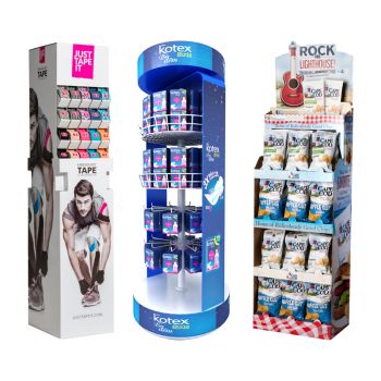 BDL Corrugated Cardboard Custom Toy Showcase Store Shops Supermarkets Floor Display 