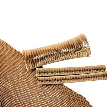 BDL Manufacturer Supply Kraft Wrapping Core Eye Shadow Honeycomb Paper