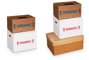 BDL Wax Coated Strong Moving Corrugated Shipping Boxes  for Vegetable Frozen Meat