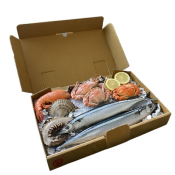 BDL Custom Logo  Waterproof Wax Coated Closure Portable Fresh Seafood Fish Meat Frozen Food