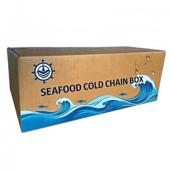 BDL  Wax Cardboard Carton Waterproof Seafood Beef Pork Meat for Shipping Frozen 