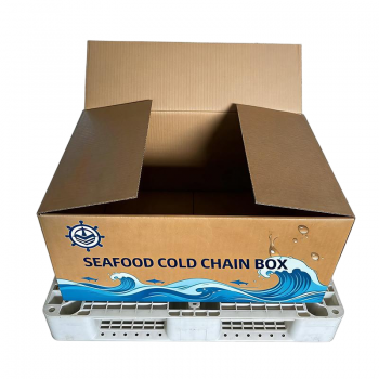 BDL  Wax Cardboard Carton Waterproof Seafood Beef Pork Meat for Shipping Frozen 
