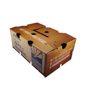 BDL Wholesale Fresh Vegetables Packaging  Boxes Wax Coated Corrugated Box  Shipping Boxes 