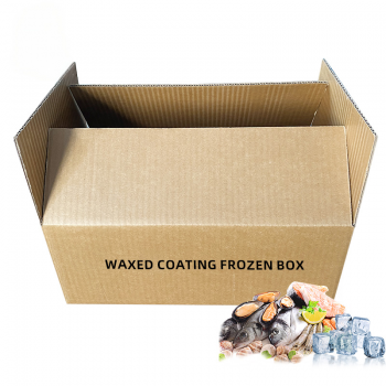 BDL Wax Coated Corrugated Freezer Seafood Waterproof Cardboard Packaging Vegetable Boxes