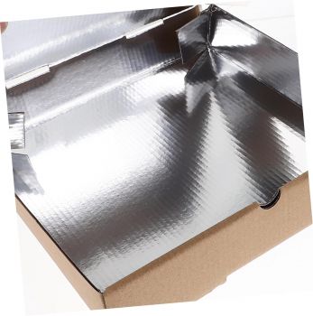 Bdl Custom Size Kraft Pizza Box Thermal Aluminum Foil Pizza Box 
