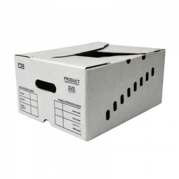 BDL Wax Coated Corrugated Carton for Fresh Produce Cold Chain Transport with Ventilation Slots Flap Water Resistant Box