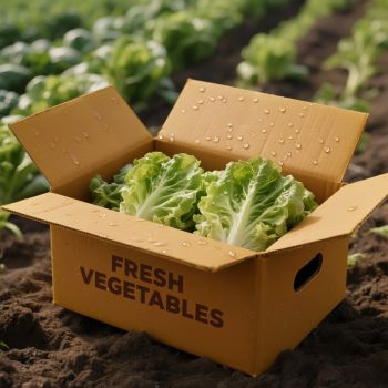 BDL Wholesale  Wax Coated Cardboard Box for Frozen Seafood for Shrimp Meat Fish Fruits Vegetables