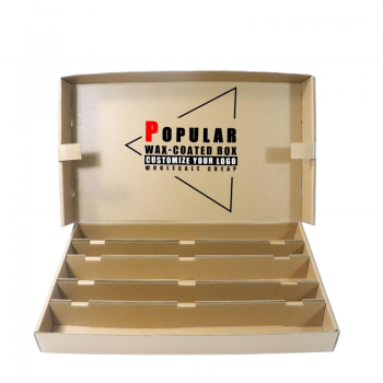 BDL Waterproof Wax-Coated Cardboard Box for Frozen Seafood Ideal for Shrimp Meat Fish Fruits Vegetables