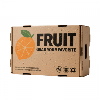 BDL Wholesale  Wax Coated Cardboard Box for Frozen Seafood for Shrimp Meat Fish Fruits Vegetables